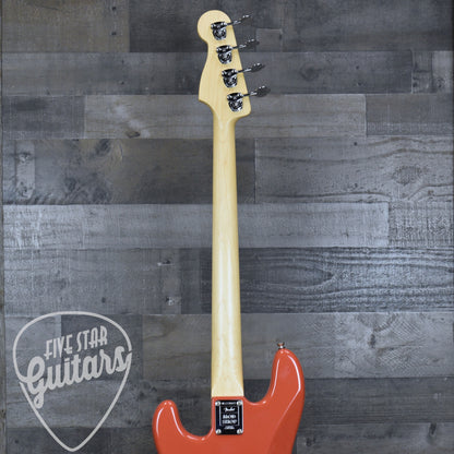 Pre-Owned Fender Mod Shop Precision Bass - Fiesta Red with Hard Shell Case
