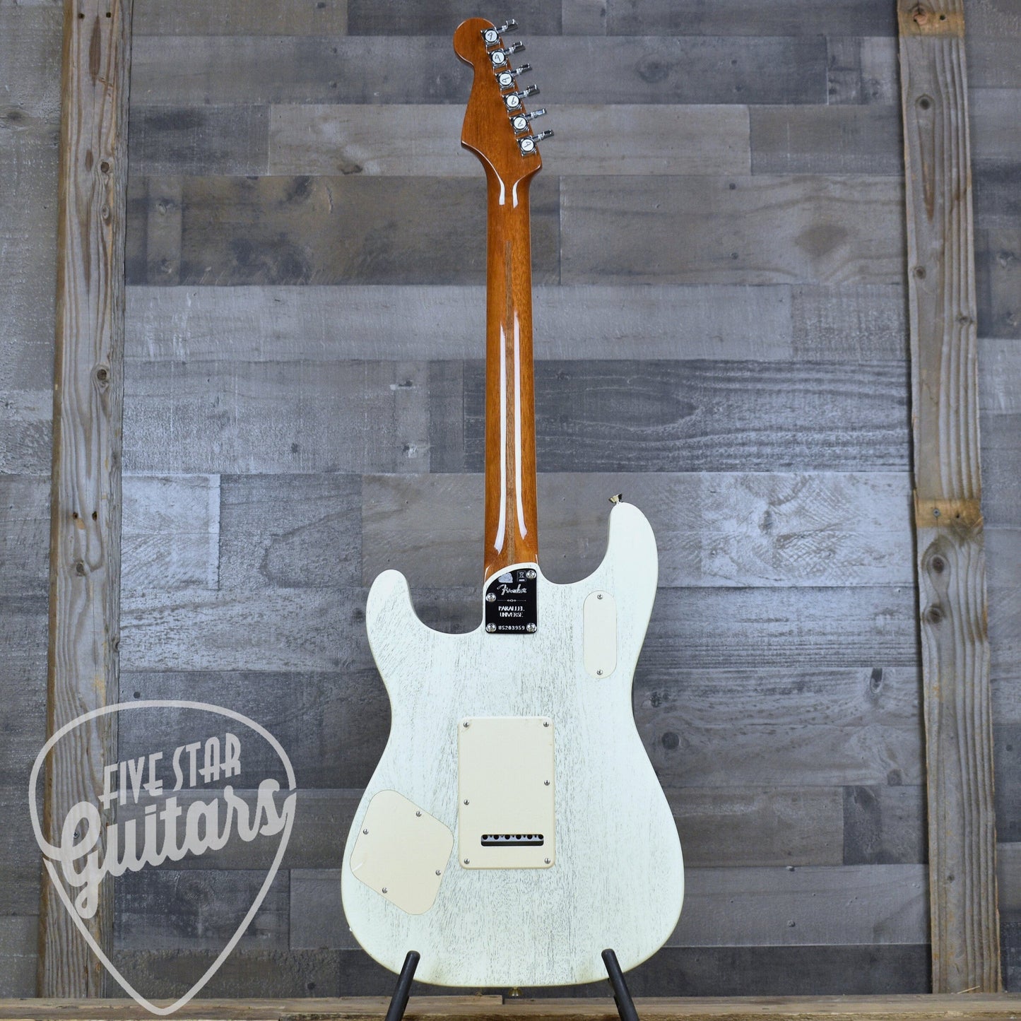 Pre-Owned Fender Parallel Universe II Uptown Strat - Static White with Hard Shell Case