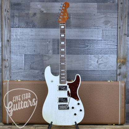 Pre-Owned Fender Parallel Universe II Uptown Strat - Static White with Hard Shell Case