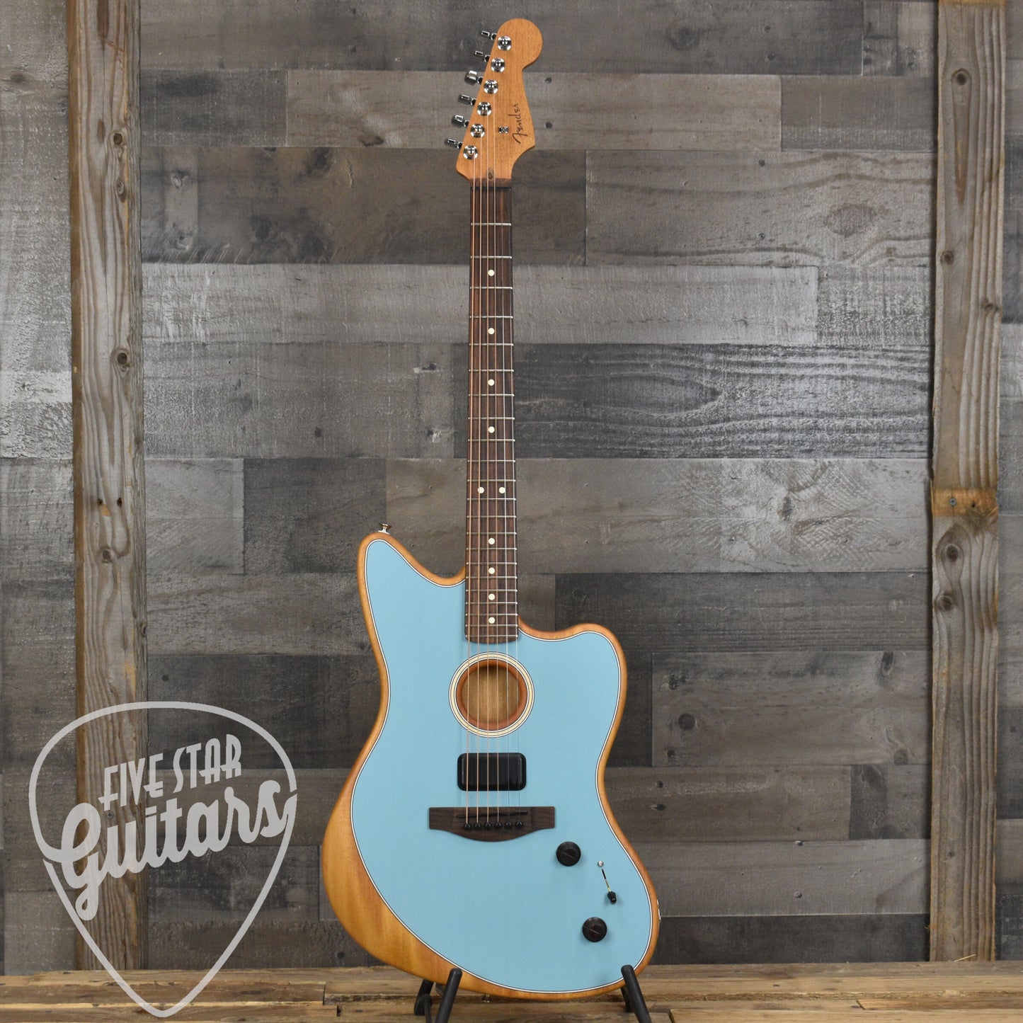 Pre-Owned Fender Player Acoustasonic Jazzmaster - Ice Blue with Gigbag