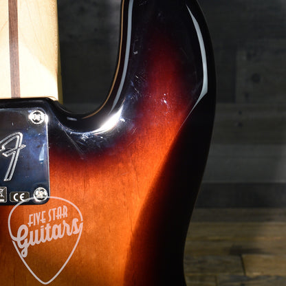 Pre-Owned Fender Player Jazz Bass - 3 Tone Sunburst with Gigbag