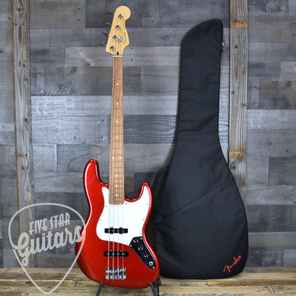 Pre-Owned Fender Player Jazz Bass - Candy Apple Red with Gigbag