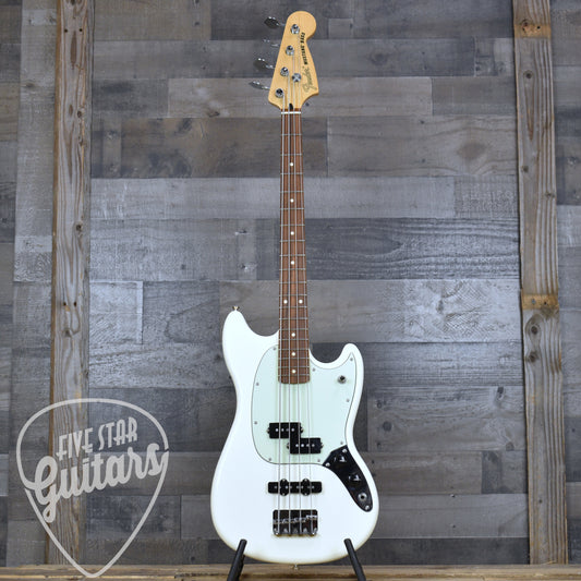 Pre-Owned Fender Player Mustang PJ Bass - Olympic White