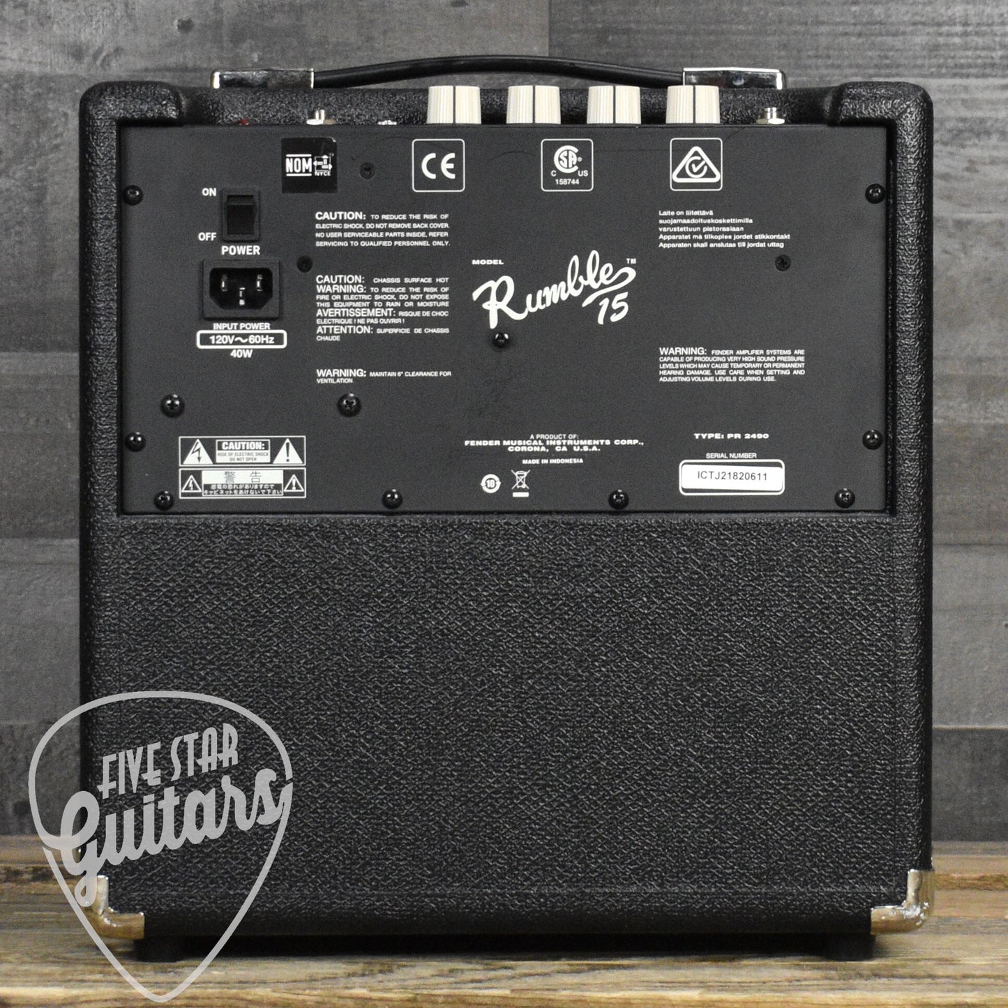 Pre-Owned Fender Rumble 15 V3