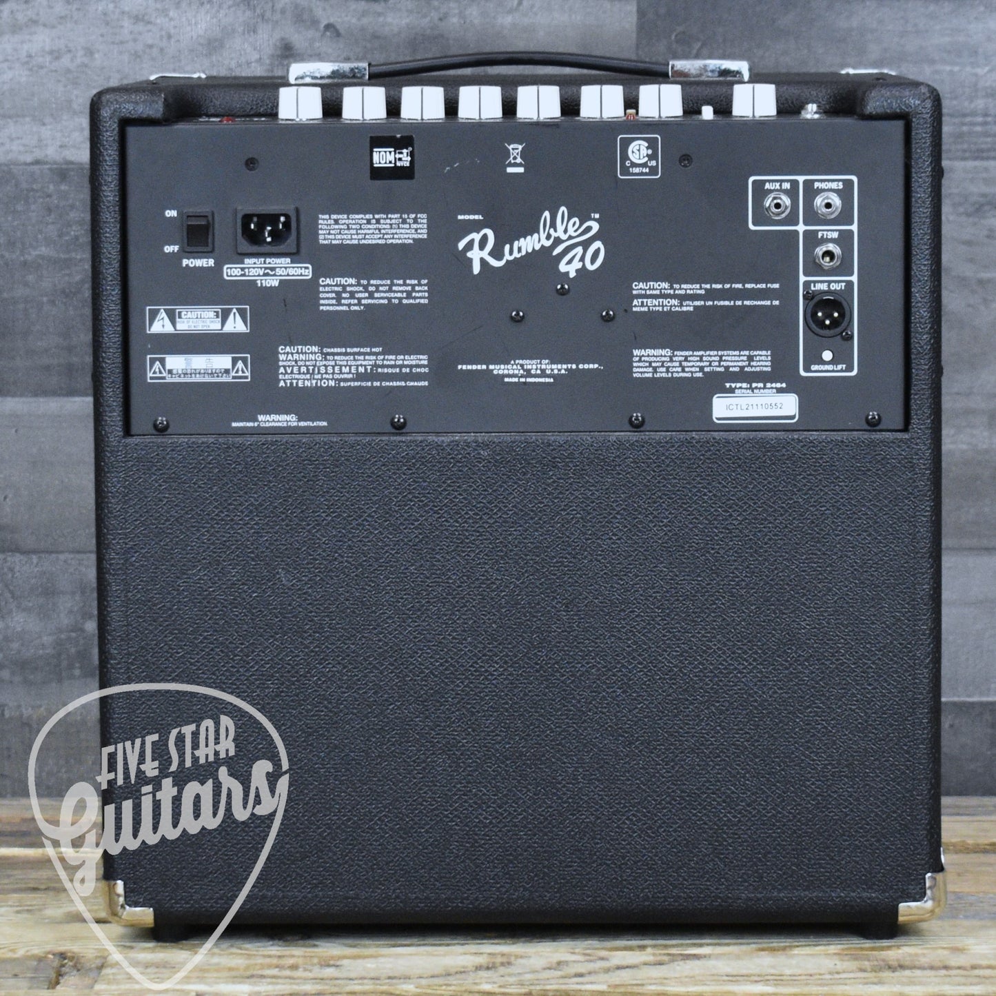 Pre-Owned Fender Rumble 40 Combo Bass Amplifier
