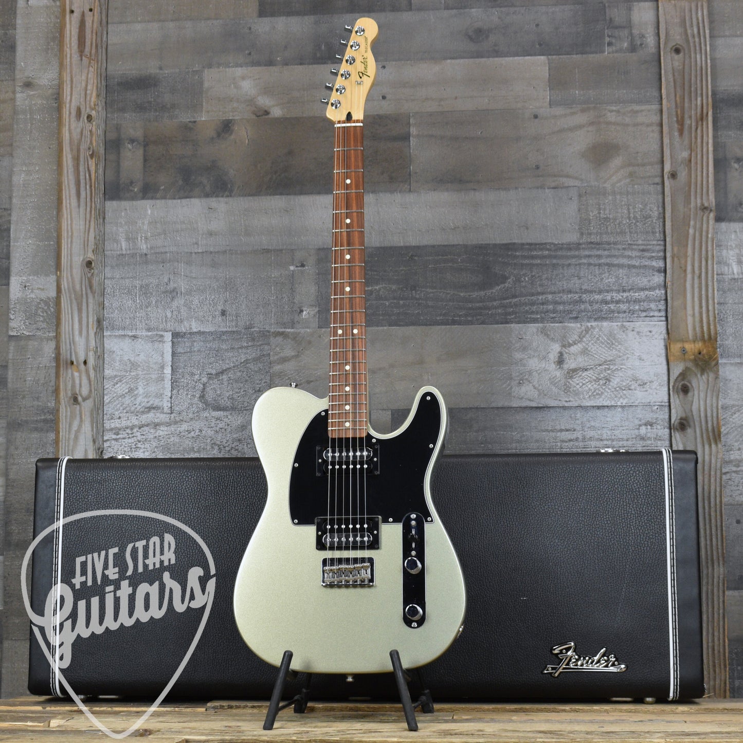 Pre-Owned Fender Standard Telecaster HH - Ghost Silver with Hard Shell Case
