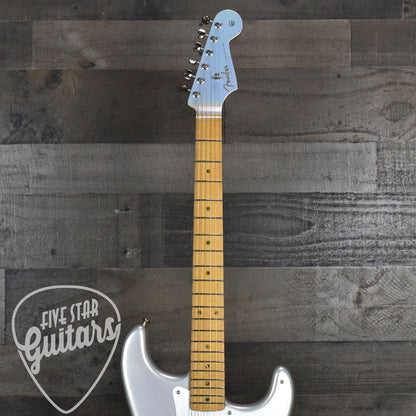 Pre-Owned Fender H.E.R Stratocaster Upgraded with Seymour Duncan Pickups and VegaTrem - Chrome Glow with Gigbag