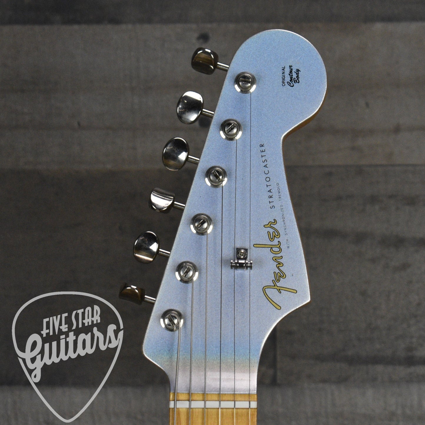 Pre-Owned Fender H.E.R Stratocaster Upgraded with Seymour Duncan Pickups and VegaTrem - Chrome Glow with Gigbag