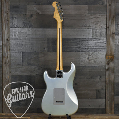 Pre-Owned Fender H.E.R Stratocaster Upgraded with Seymour Duncan Pickups and VegaTrem - Chrome Glow with Gigbag