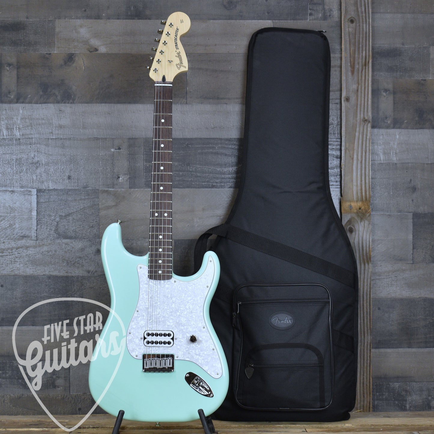 Pre-Owned Fender Tom Delonge Stratocaster - Surf Green with Gigbag