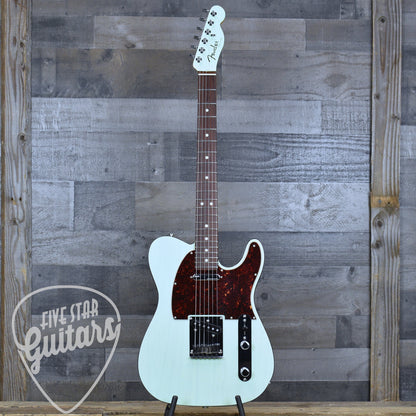 Pre-Owned Fender Ultra Luxe Telecaster - Transparent Surf Green with Hard Shell Case