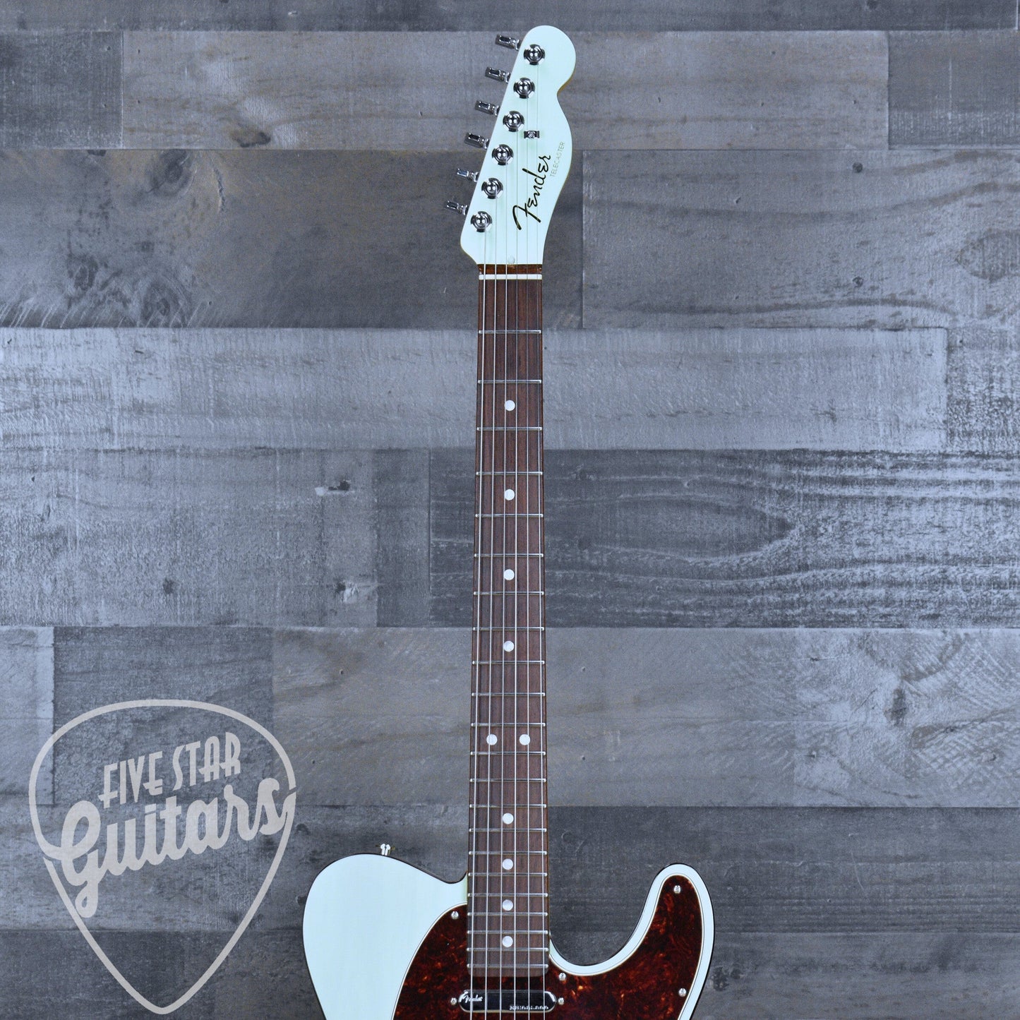 Pre-Owned Fender Ultra Luxe Telecaster - Transparent Surf Green with Hard Shell Case