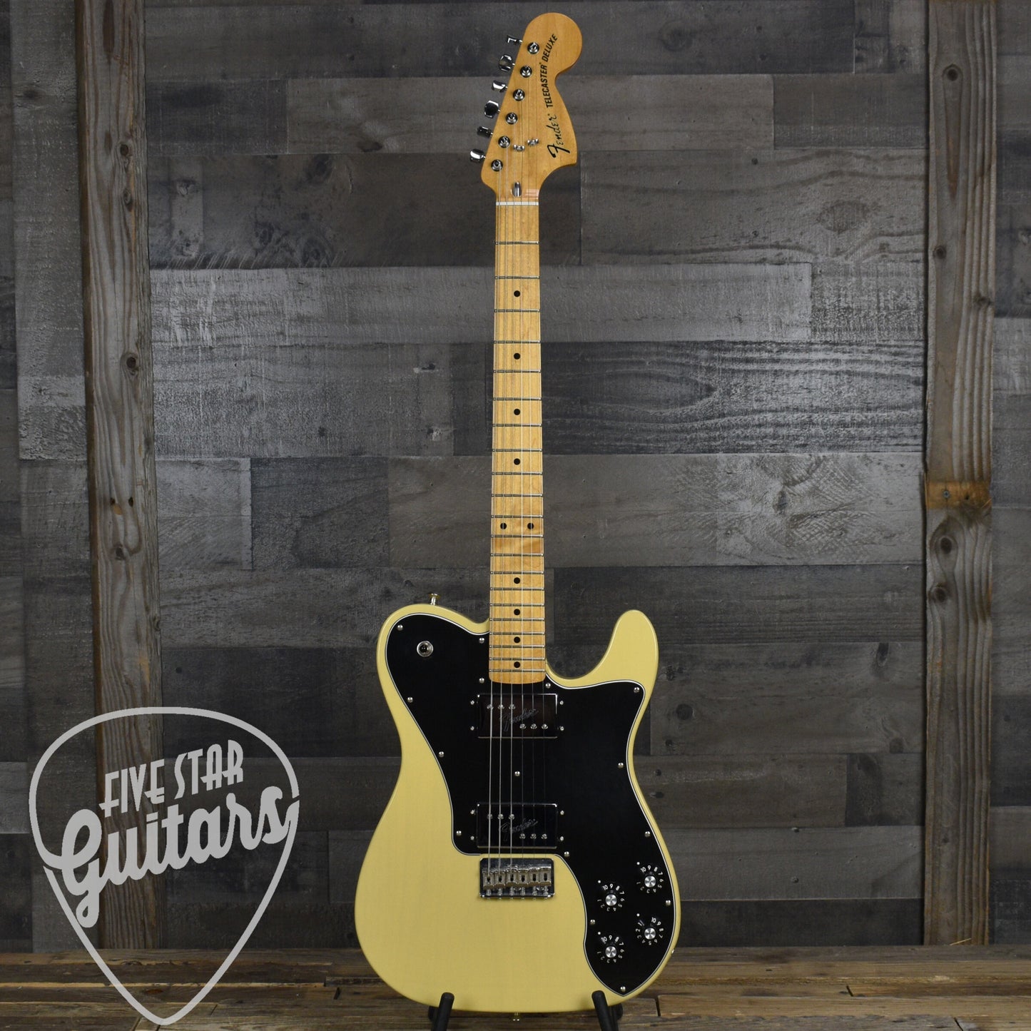 Pre-Owned Fender Vintera Telecaster Deluxe - Vintage Blonde Includes Fender Gigbag