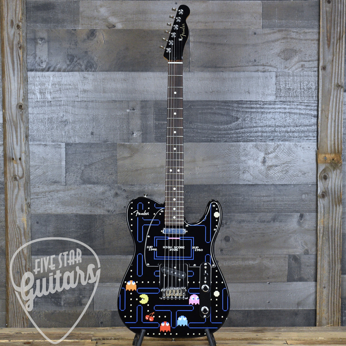 Pre-Owned Fender x PAC-MAN Player II Telecaster - PAC-MAN Graphic with Gigbag