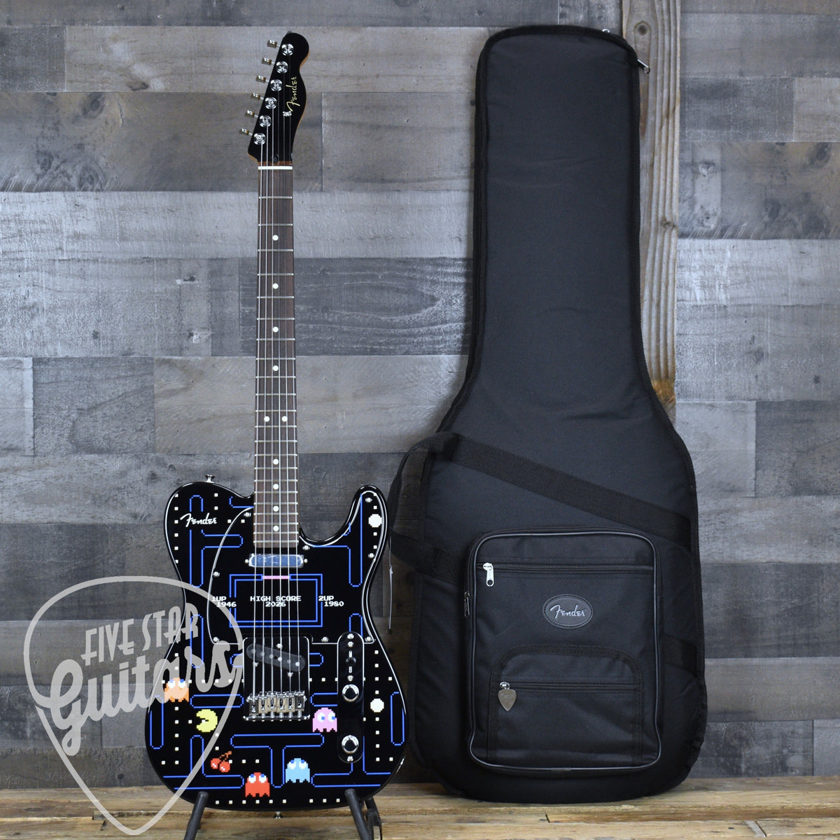 Pre-Owned Fender x PAC-MAN Player II Telecaster - PAC-MAN Graphic with Gigbag