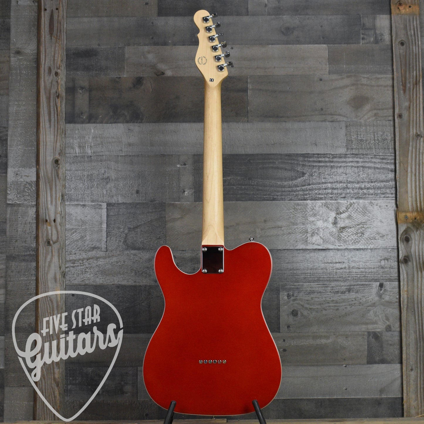 Pre-Owned G&L Tribute Series Limited Edition ASAT Classic Bluesboy Semi-hollow - Candy Apple Red with Hard Shell Case
