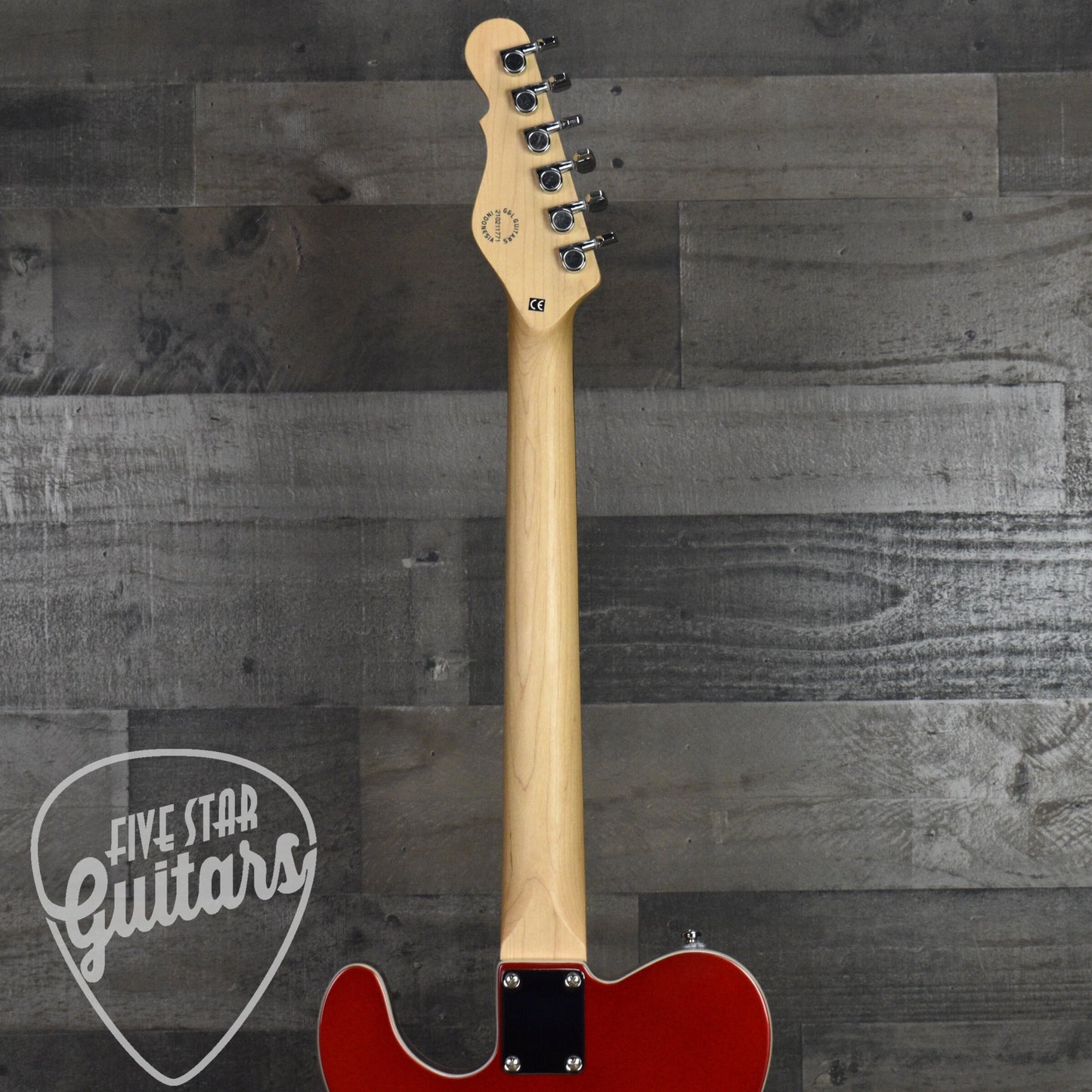 Pre-Owned G&L Tribute Series Limited Edition ASAT Classic Bluesboy Semi-hollow - Candy Apple Red with Hard Shell Case