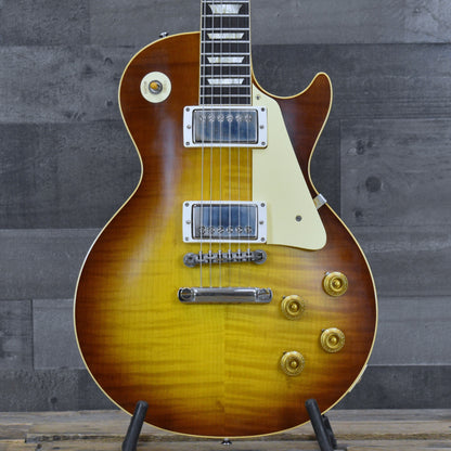 Pre-Owned Gibson Custom Shop Les Paul '59 Standard Reissue R9 - Iced Tea Burst with Hard Shell Case