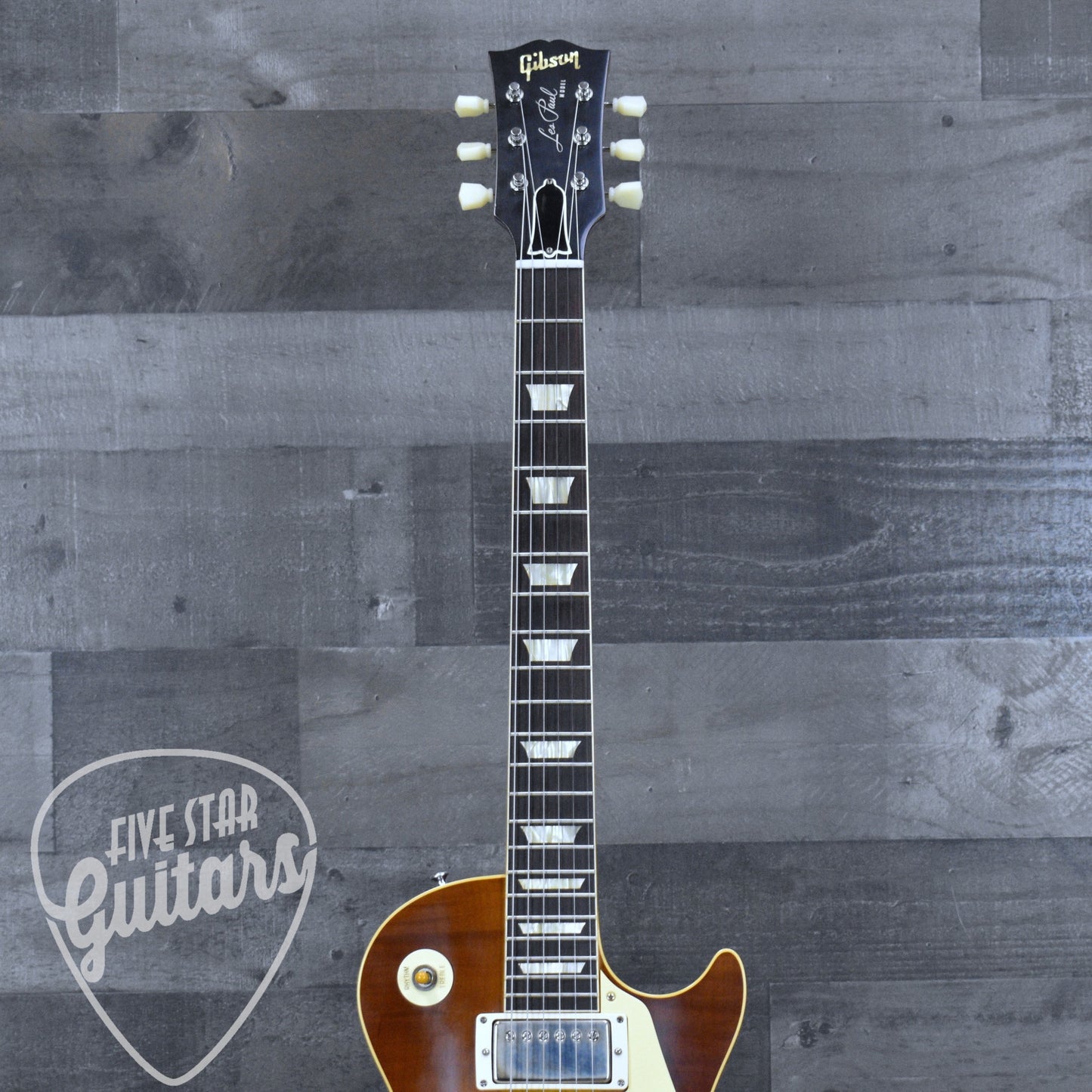 Pre-Owned Gibson Custom Shop Les Paul '59 Standard Reissue R9 - Iced Tea Burst with Hard Shell Case