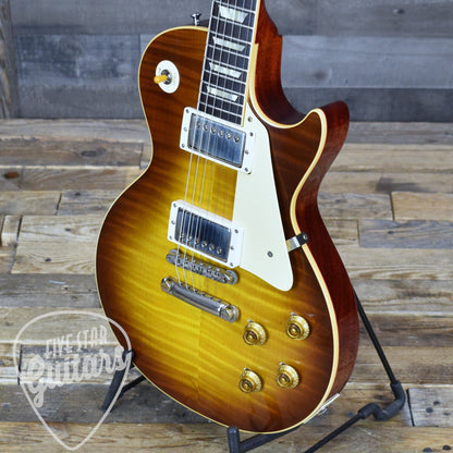 Pre-Owned Gibson Custom Shop Les Paul '59 Standard Reissue R9 - Iced Tea Burst with Hard Shell Case