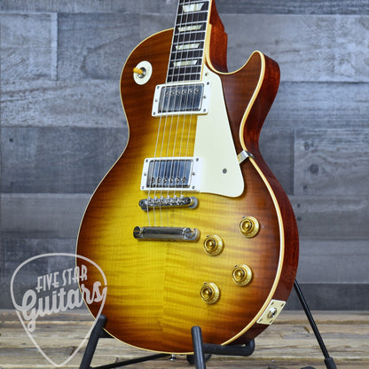 Pre-Owned Gibson Custom Shop Les Paul '59 Standard Reissue R9 - Iced Tea Burst with Hard Shell Case