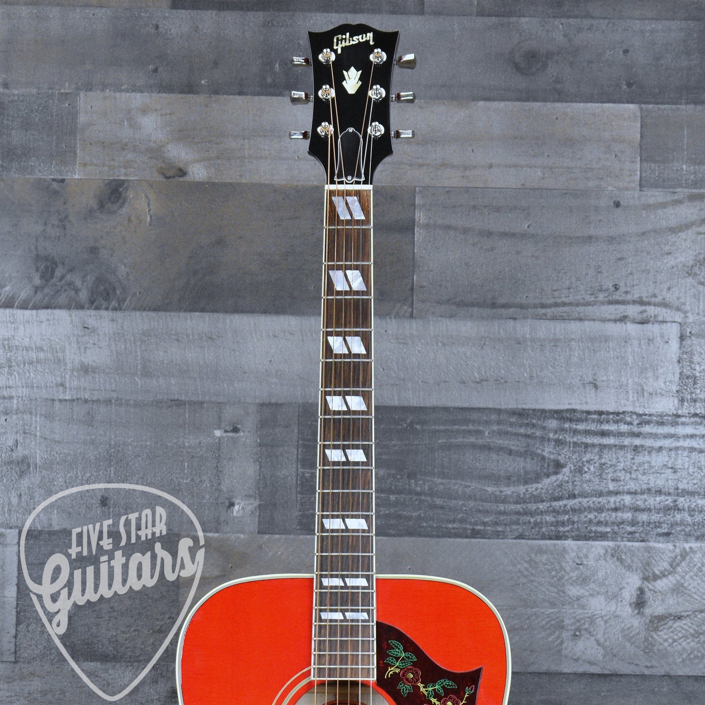 Pre-Owned Gibson Dove Original - Vintage Cherry Sunburst with Hard Shell Case