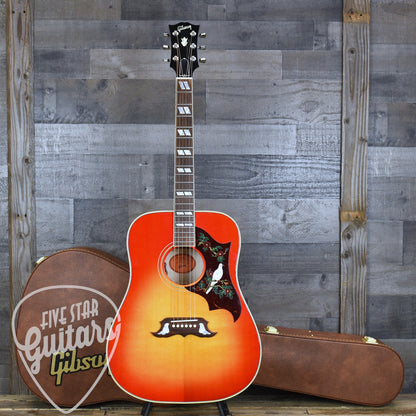 Pre-Owned Gibson Dove Original - Vintage Cherry Sunburst with Hard Shell Case