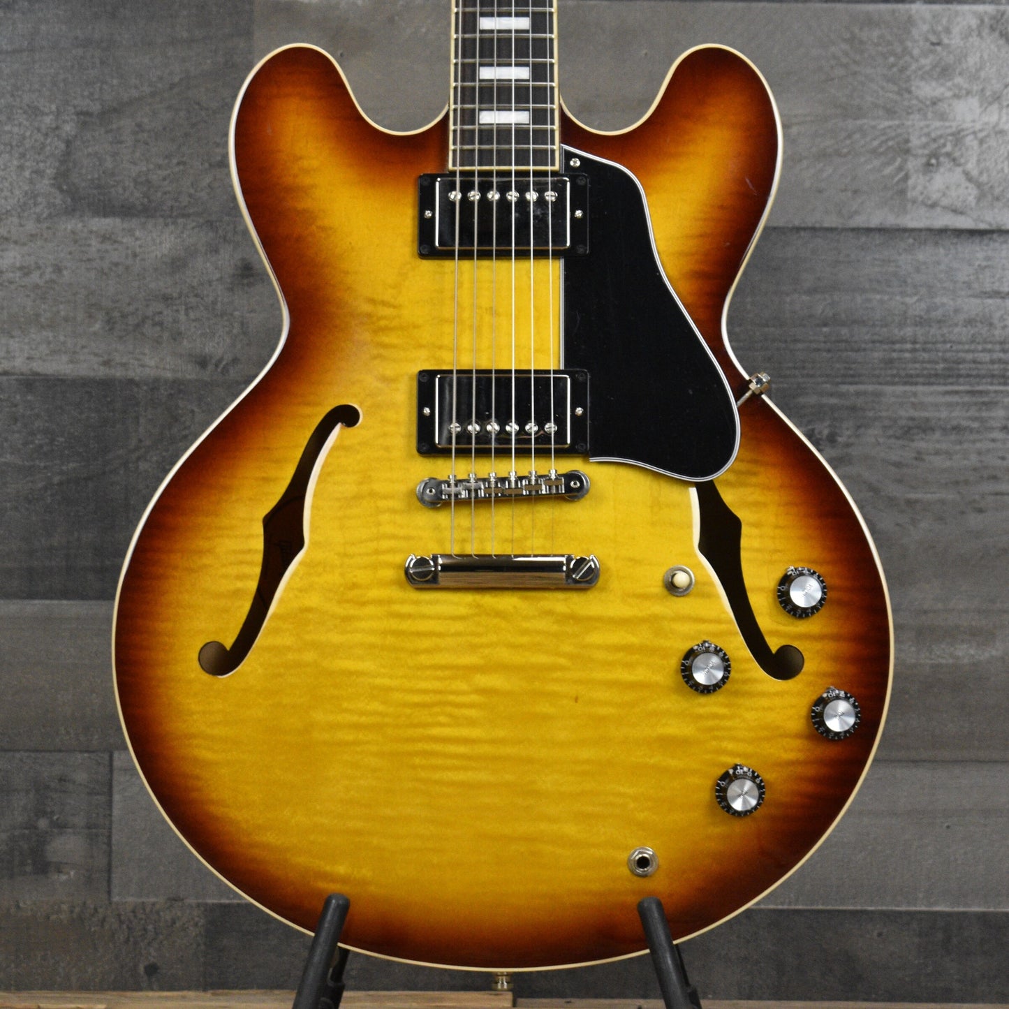 Pre-Owned Gibson ES-335 Figured - Iced Tea Burst with Hardshell Case