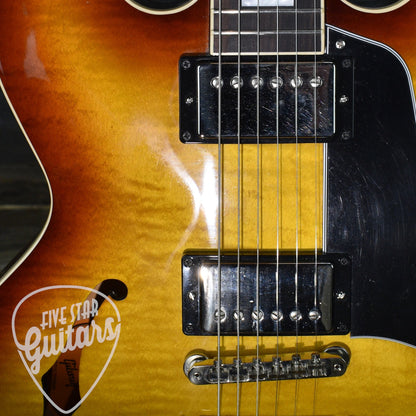 Pre-Owned Gibson ES-335 Figured - Iced Tea Burst with Hardshell Case
