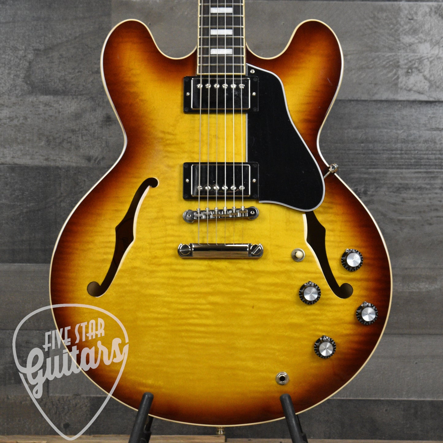 Pre-Owned Gibson ES-335 Figured - Iced Tea Burst with Hardshell Case