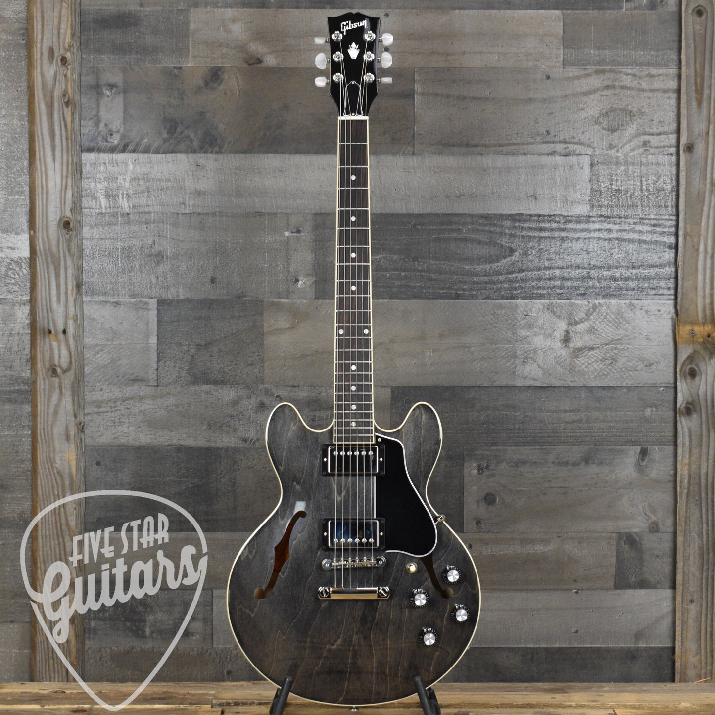 Pre-Owned Gibson ES-339 - Trans Ebony with Hardshell Case