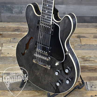 Pre-Owned Gibson ES-339 - Trans Ebony with Hardshell Case