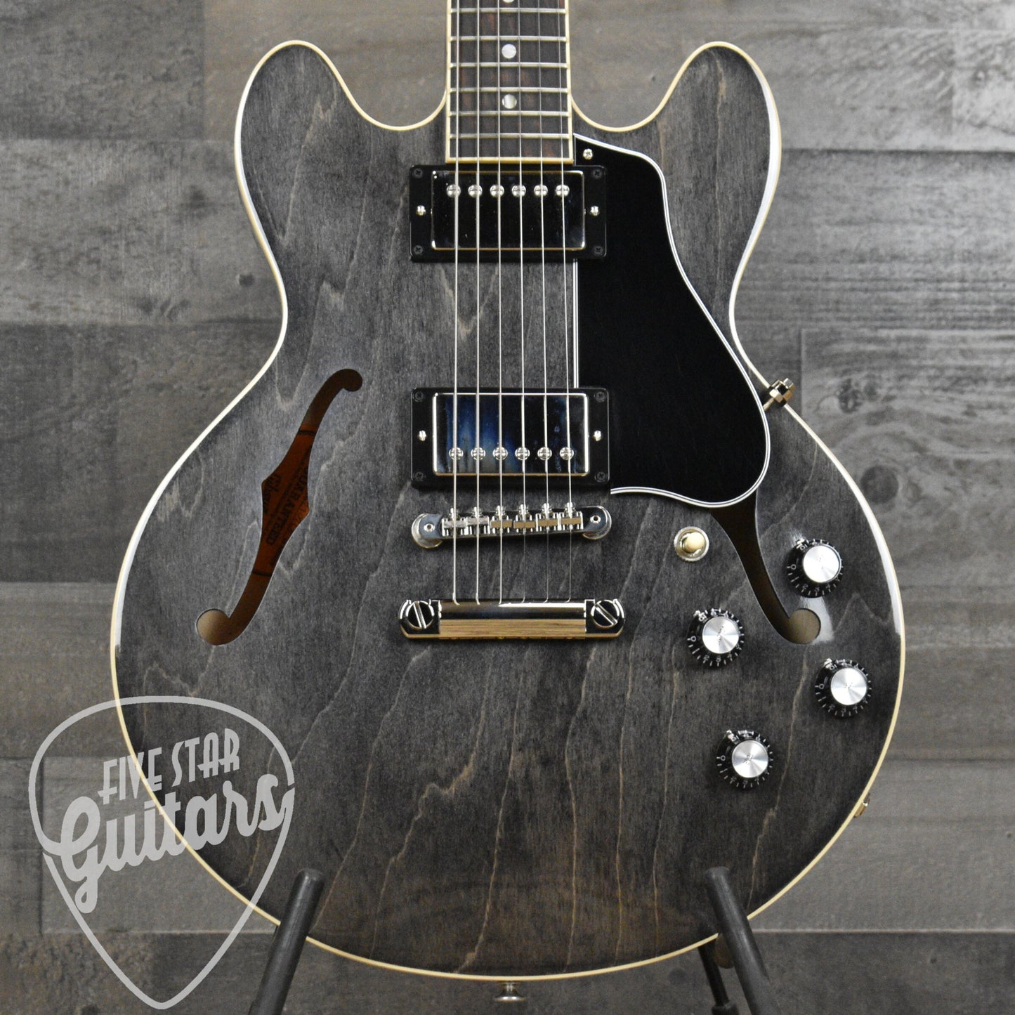 Pre-Owned Gibson ES-339 - Trans Ebony with Hardshell Case