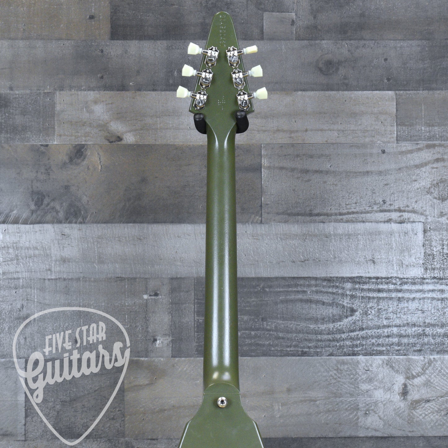 Pre-Owned Gibson Flying V Tribute - Satin Olive Drab with Hardshell Case