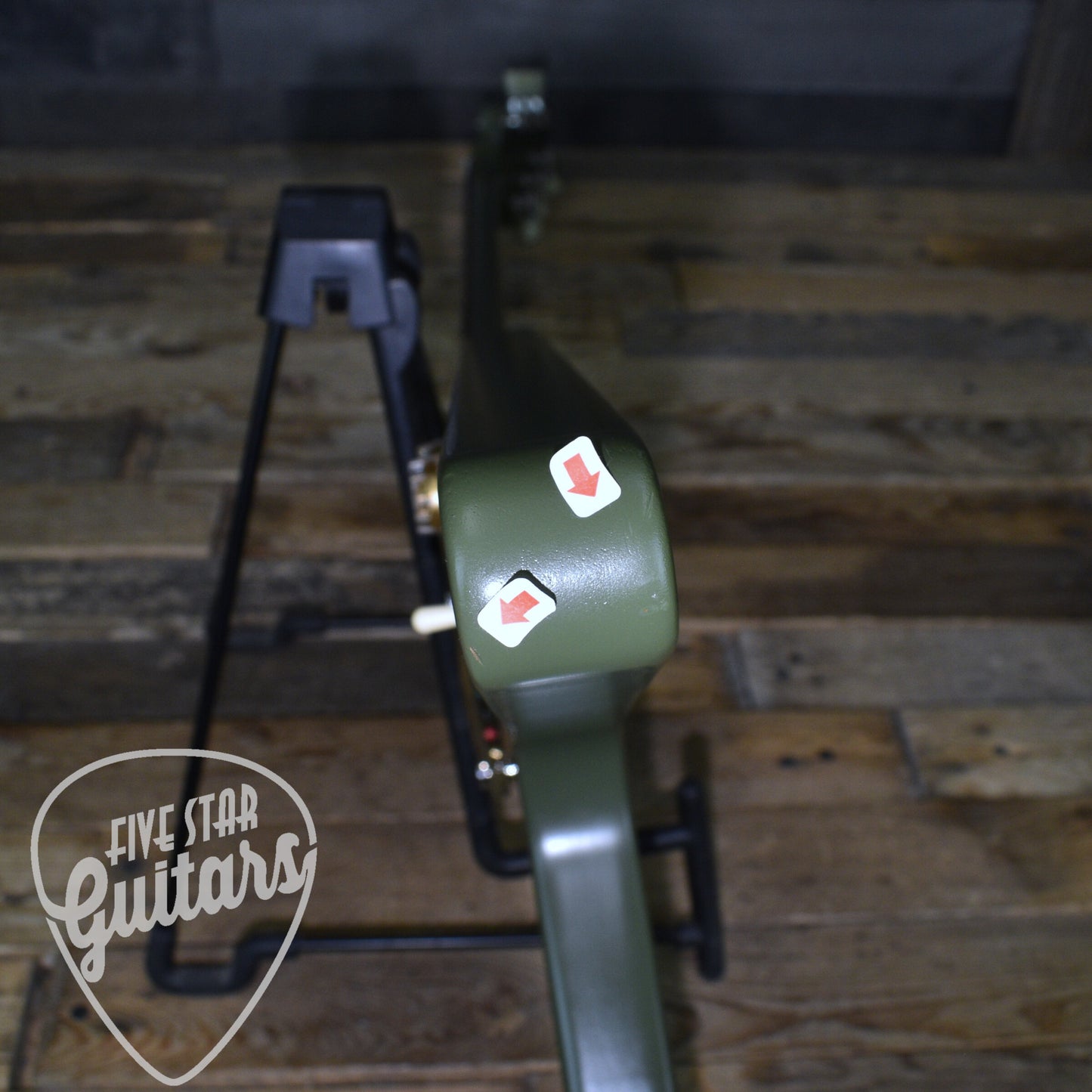 Pre-Owned Gibson Flying V Tribute - Satin Olive Drab with Hardshell Case