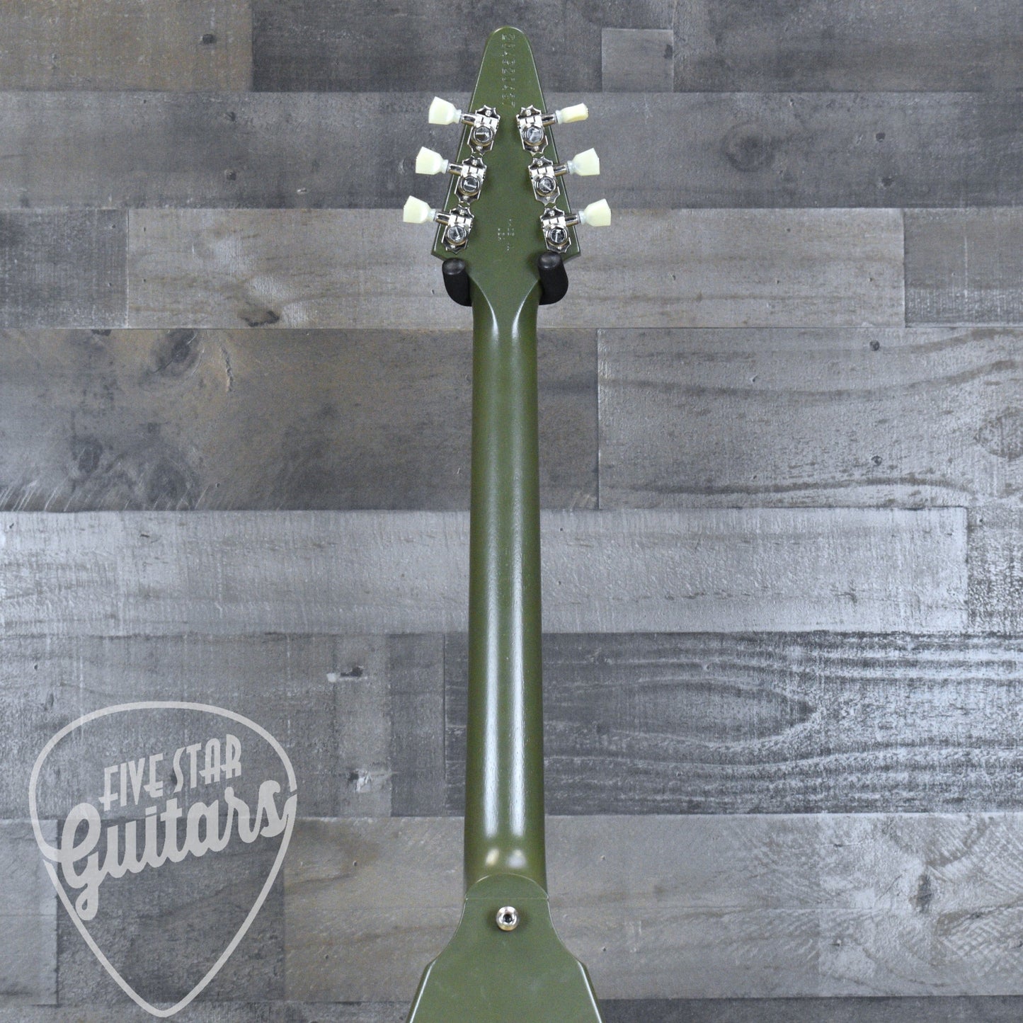 Pre-Owned Gibson Flying V Tribute - Satin Olive Drab with Hardshell Case