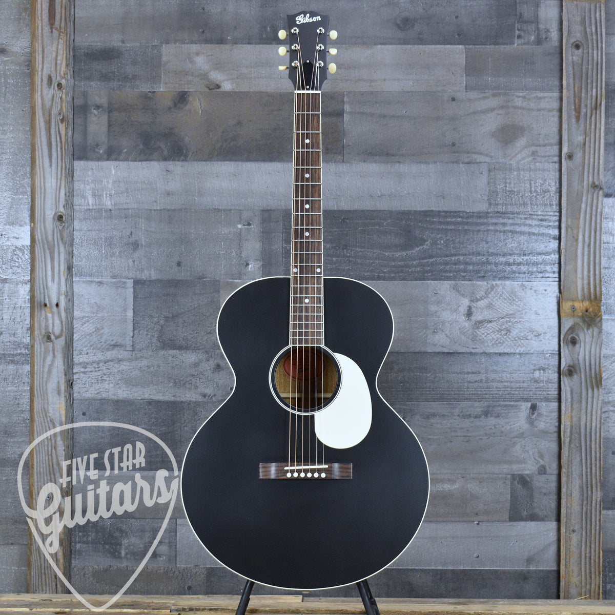 Pre-Owned Gibson J-185 Century 12-Fret - Ebony with Hardshell Case
