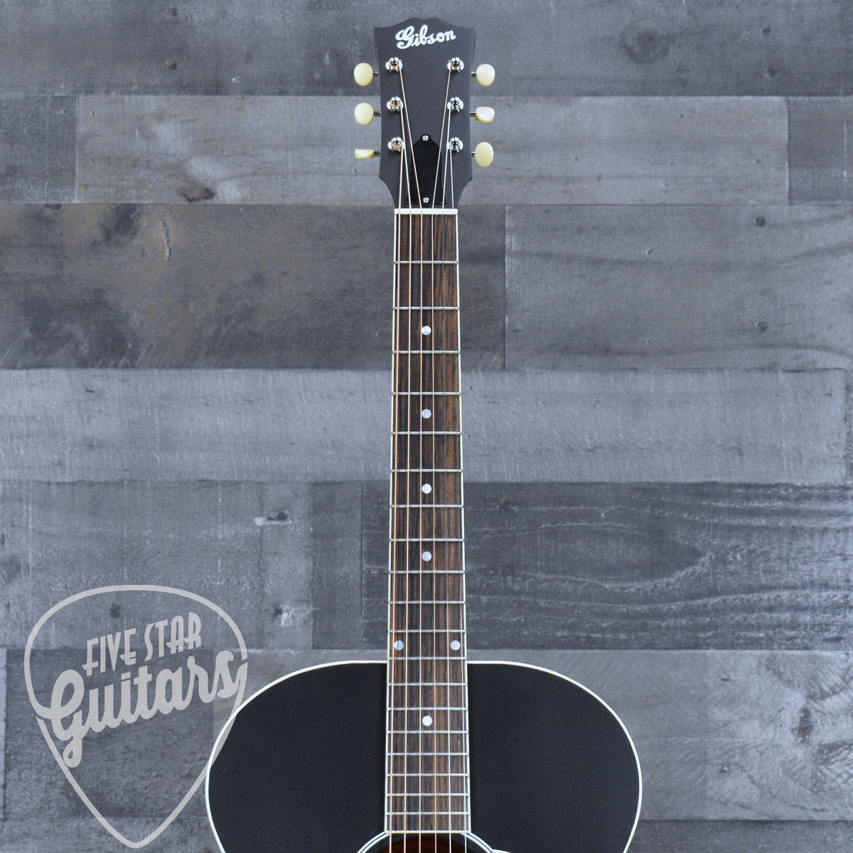 Pre-Owned Gibson J-185 Century 12-Fret - Ebony with Hardshell Case
