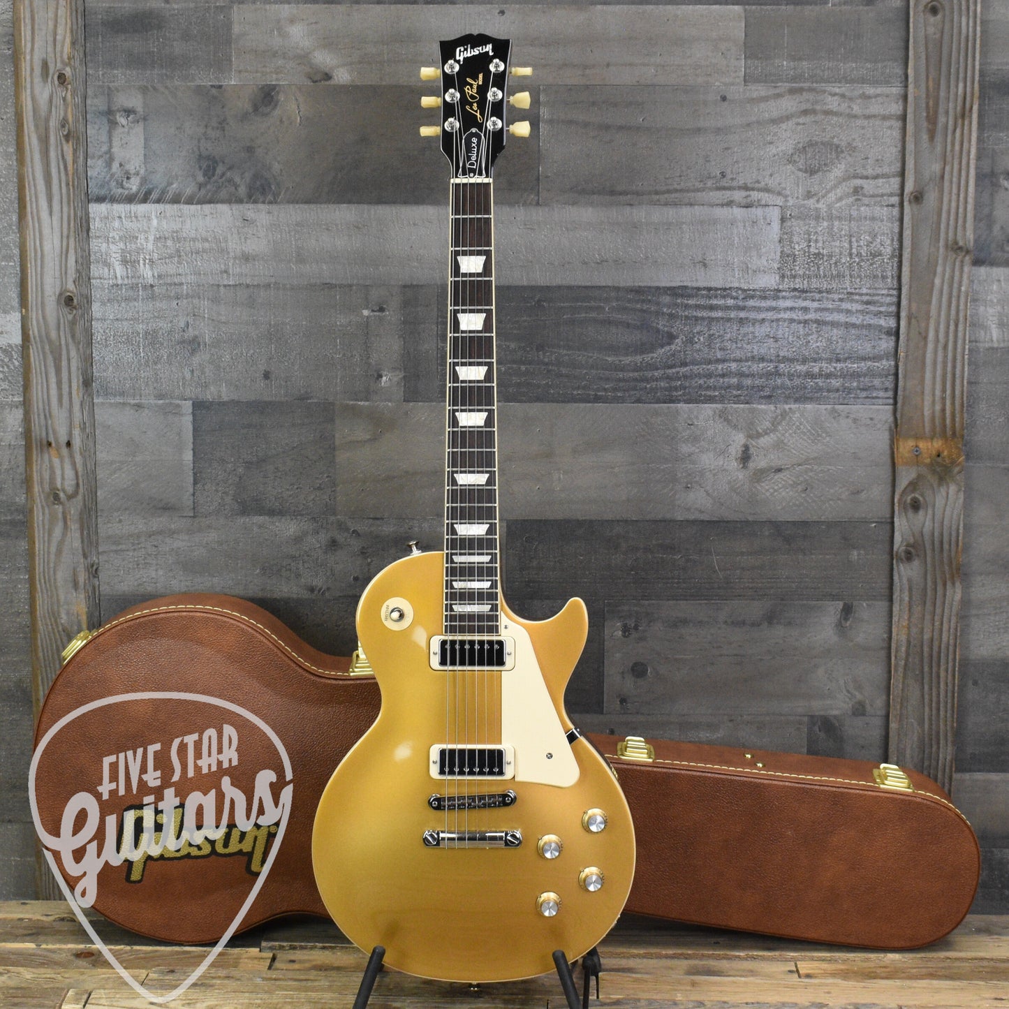 Pre-Owned Gibson Les Paul 70s Deluxe - Goldtop with Hard Shell Case