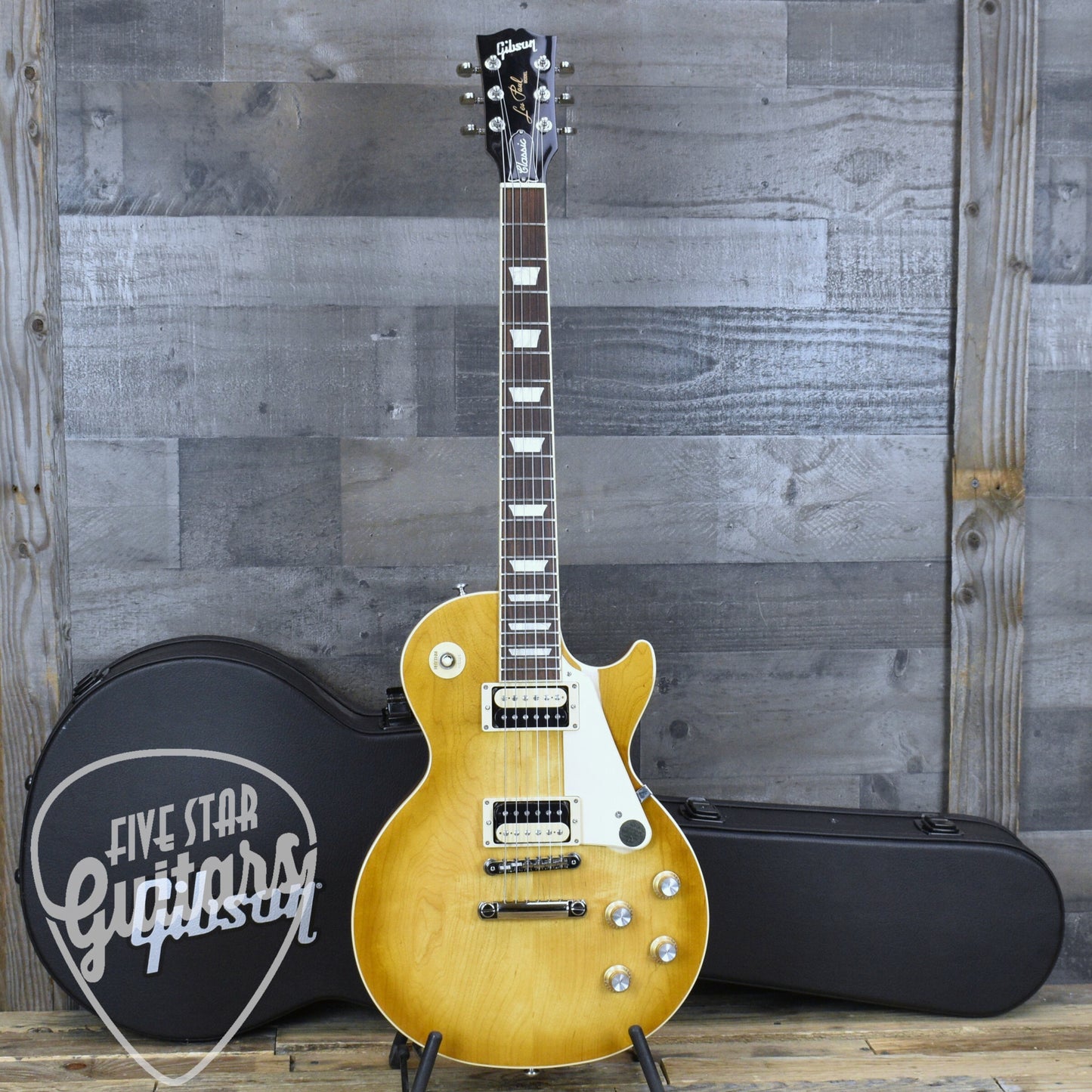 Pre-Owned Gibson Les Paul Classic - Honeyburst with Hardshell Case