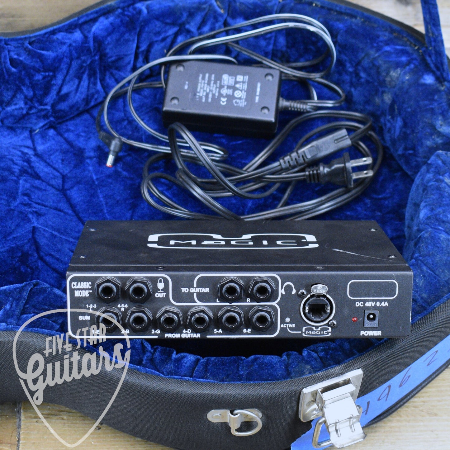 Pre-Owned Gibson Les Paul HD6.X-Pro - Blue Metallic with Hardshell Case and Brain