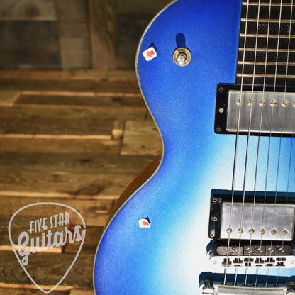Pre-Owned Gibson Les Paul HD6.X-Pro - Blue Metallic with Hardshell Case and Brain