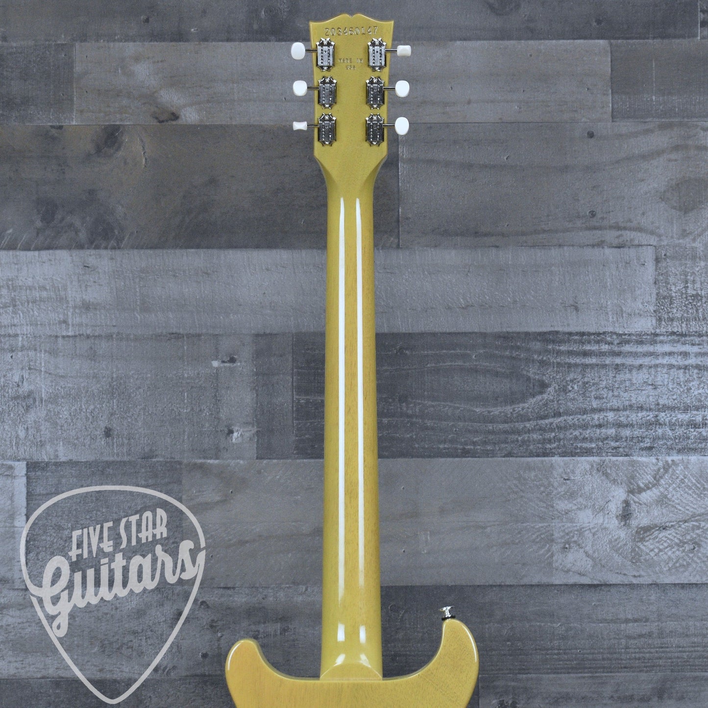 Pre-Owned Gibson Les Paul Junior Double Cut - TV Yellow with Hard Shell Case