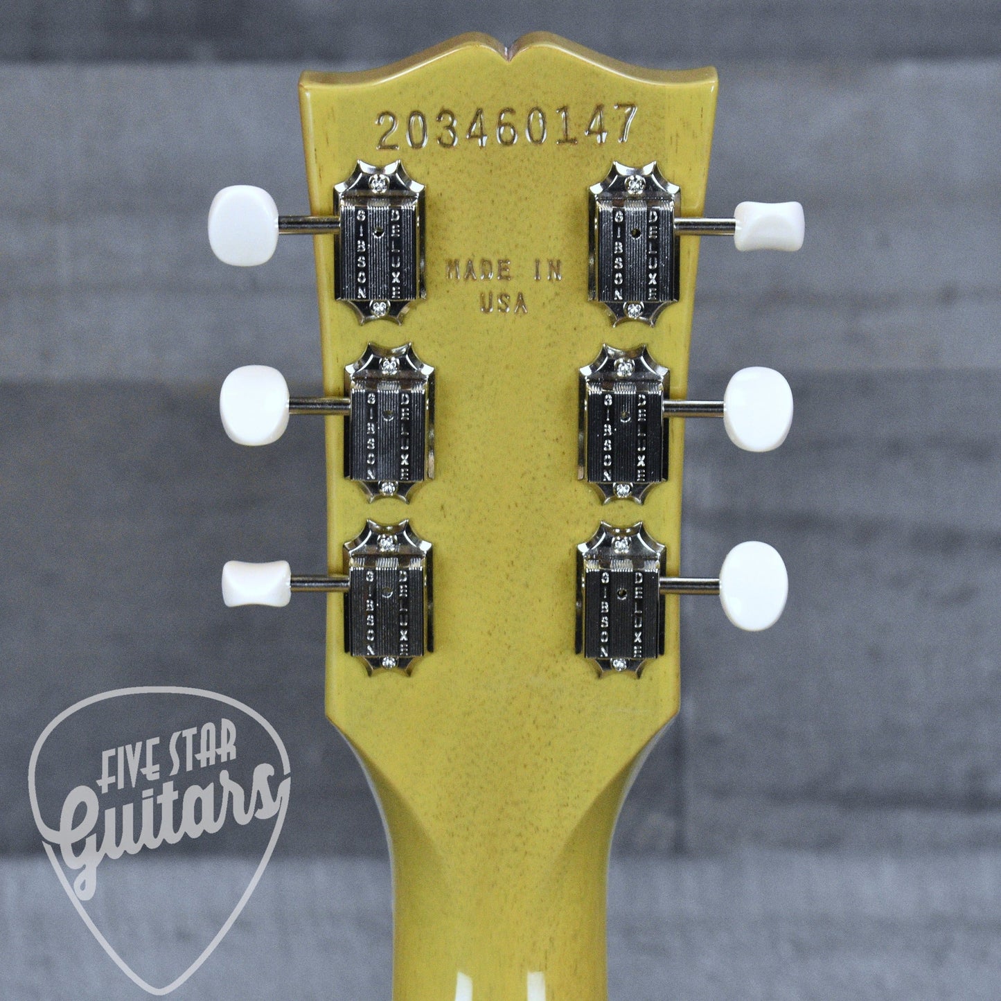 Pre-Owned Gibson Les Paul Junior Double Cut - TV Yellow with Hard Shell Case