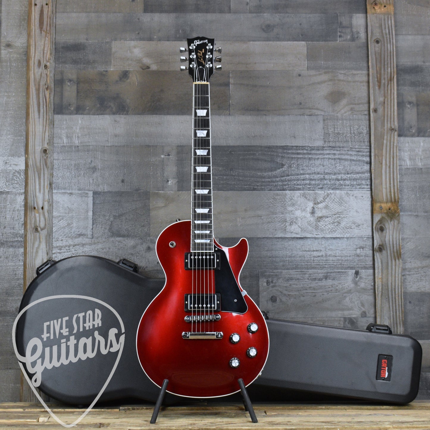 Pre-Owned Gibson Les Paul Modern - Sparkling Burgundy with Gator Hardshell Case