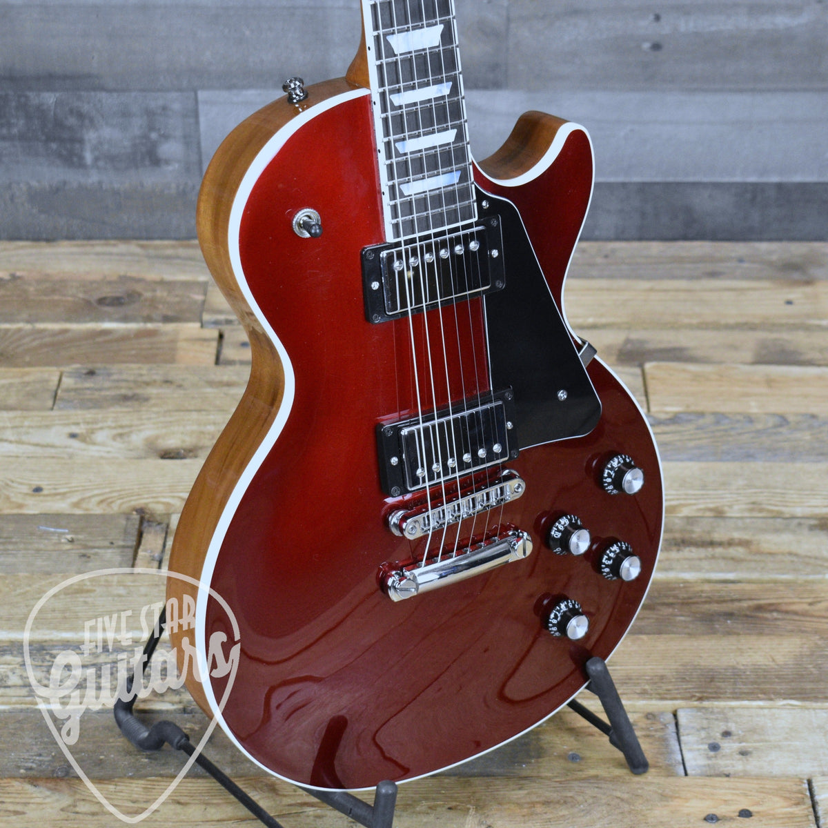 Pre-Owned Gibson Les Paul Modern - Sparkling Burgundy with Gator Hardshell Case