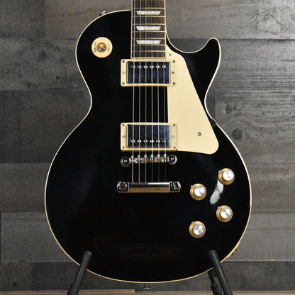 Pre-Owned Gibson Les Paul Standard 60s Plain Top - Ebony with Hardshell Case