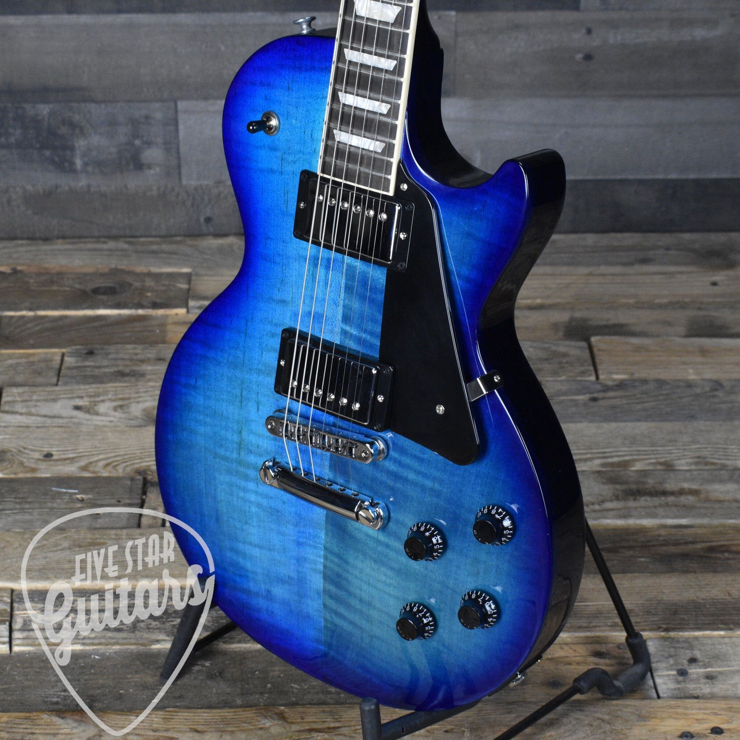 Pre-Owned Gibson Les Paul Studio Session - Cobalt Burst with Gig Bag