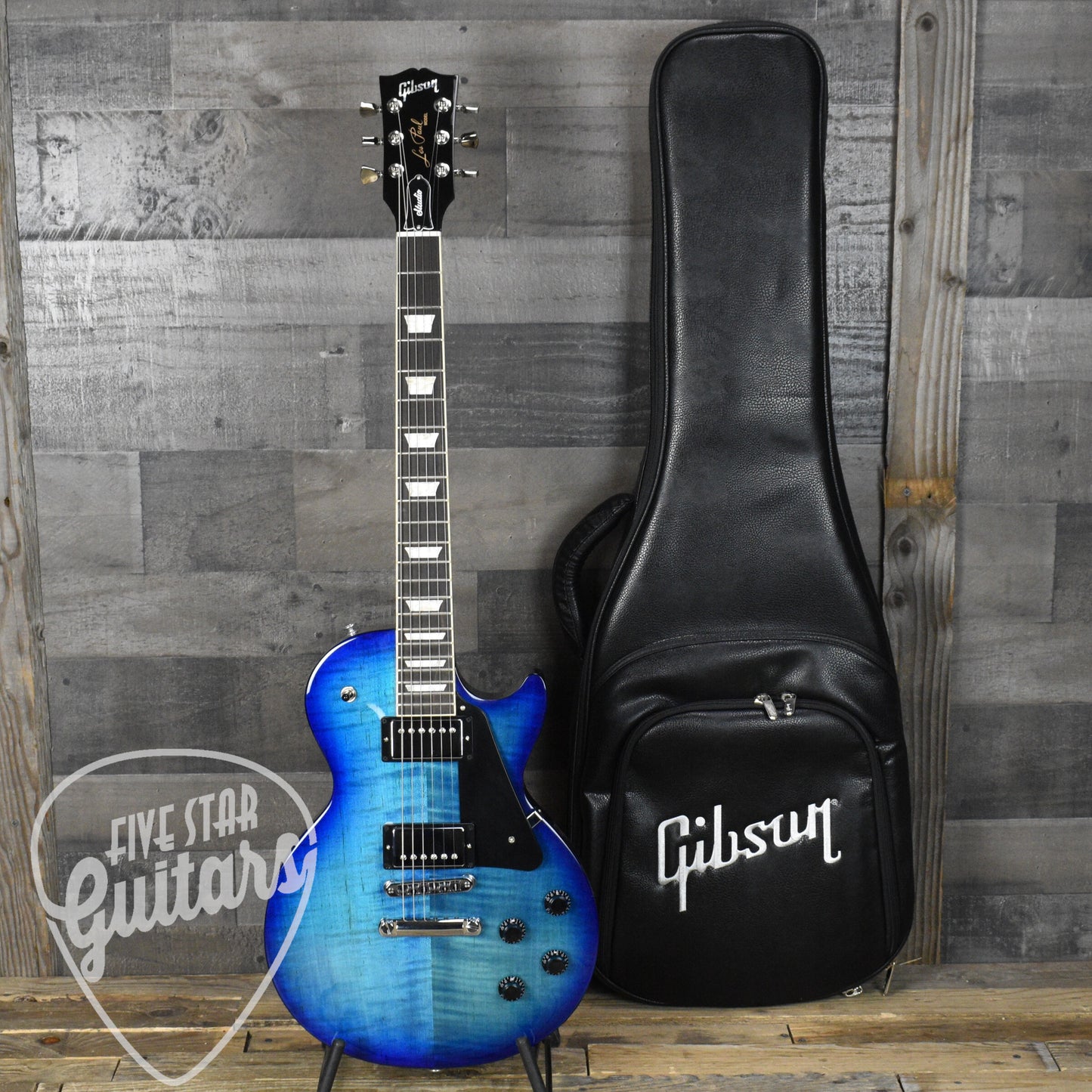 Pre-Owned Gibson Les Paul Studio Session - Cobalt Burst with Gig Bag