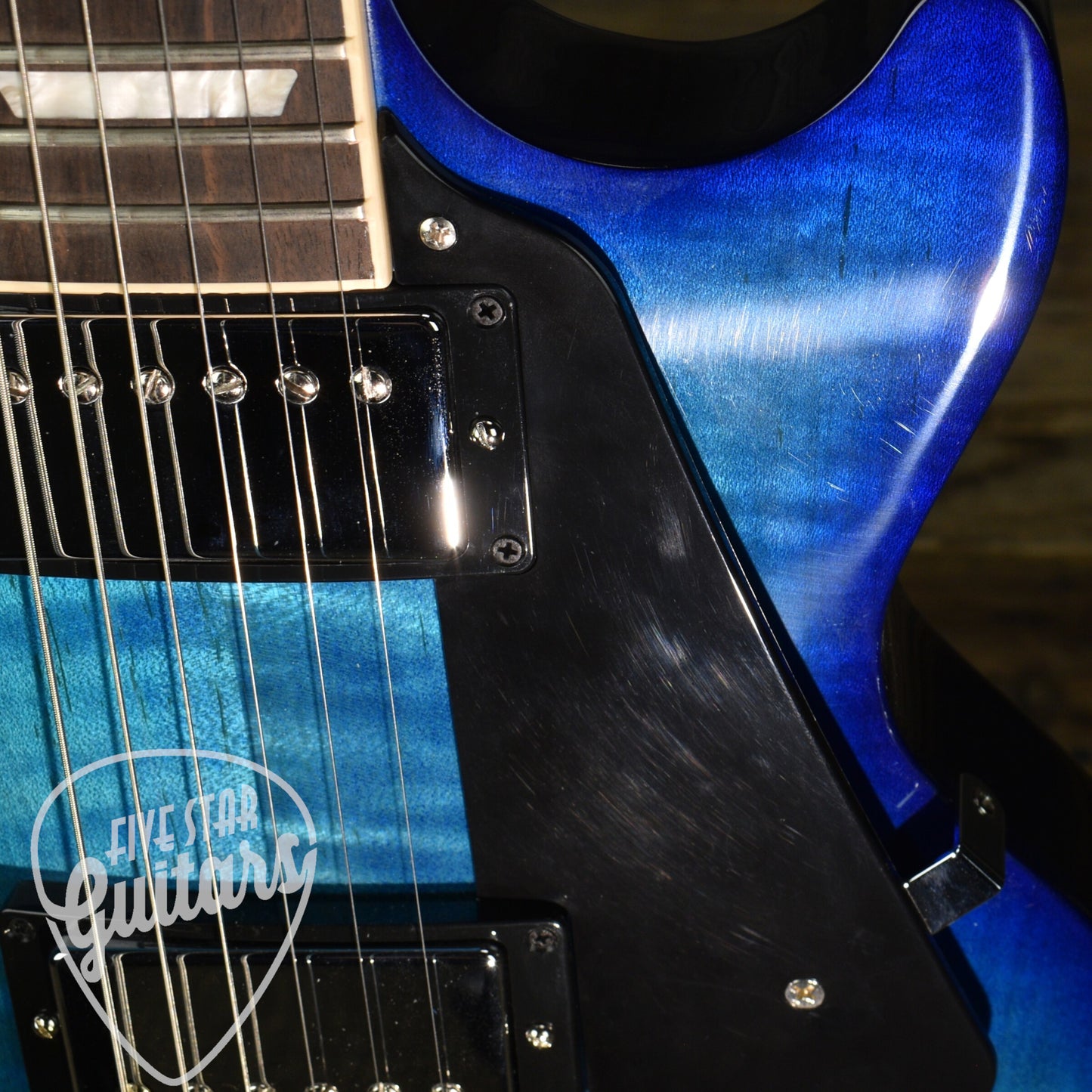 Pre-Owned Gibson Les Paul Studio Session - Cobalt Burst with Gig Bag